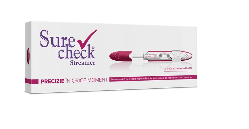 Test sarcina Sure Check streemer