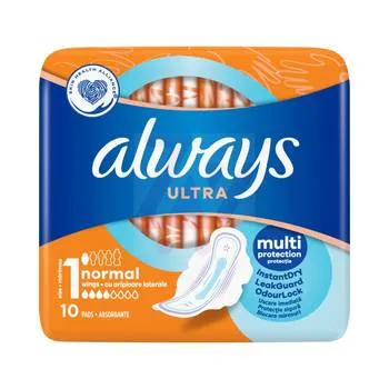 Absorbante ultra plus, 10 bucati, Always