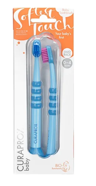 Periuta de baby blue,  set 2 bucati, Curaprox