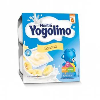 Gustare cu lapte si banane Yogolino, 4 x 100g, Nestle