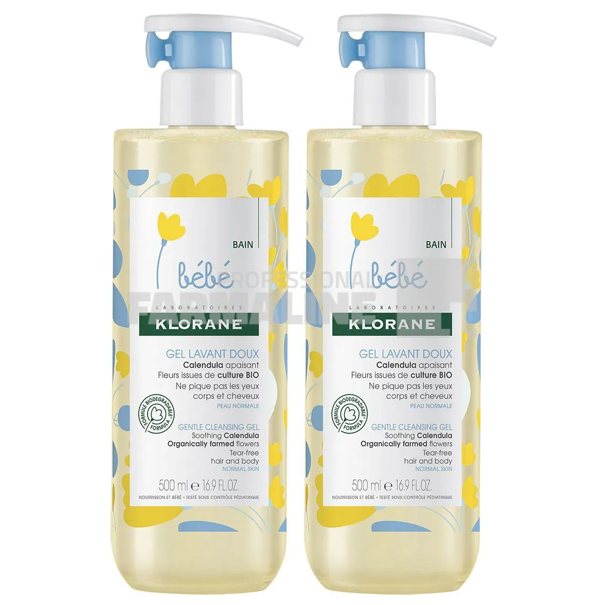 Klorane Bebe Pachet Gel spumant 500 ml 1+1