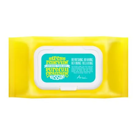 Servetele de curatare a tenului Stress Relieving, 45 bucati, Ariul