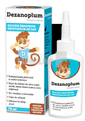 Dezanoplum Solutie impotriva paduchilor 75 ml
