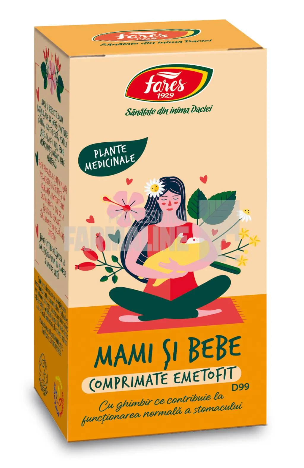 Fares Emetofit D99 - Mami si bebe 30 comprimate