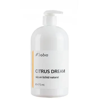 Sapun lichid natural Citrus Dream, 475ml, Sabio