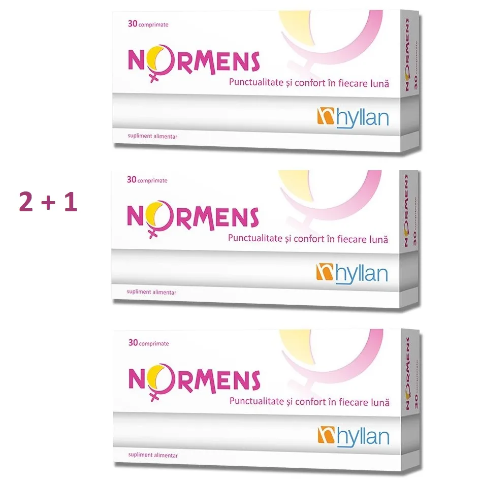 Normens , 30 comprimate , pachet 2+1,Hyllan