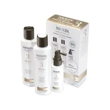 Set tratament impotriva caderii parului SYS3 Sampon 150ml + Balsam 150ml + Tratament leave-on 50ml, Nioxin