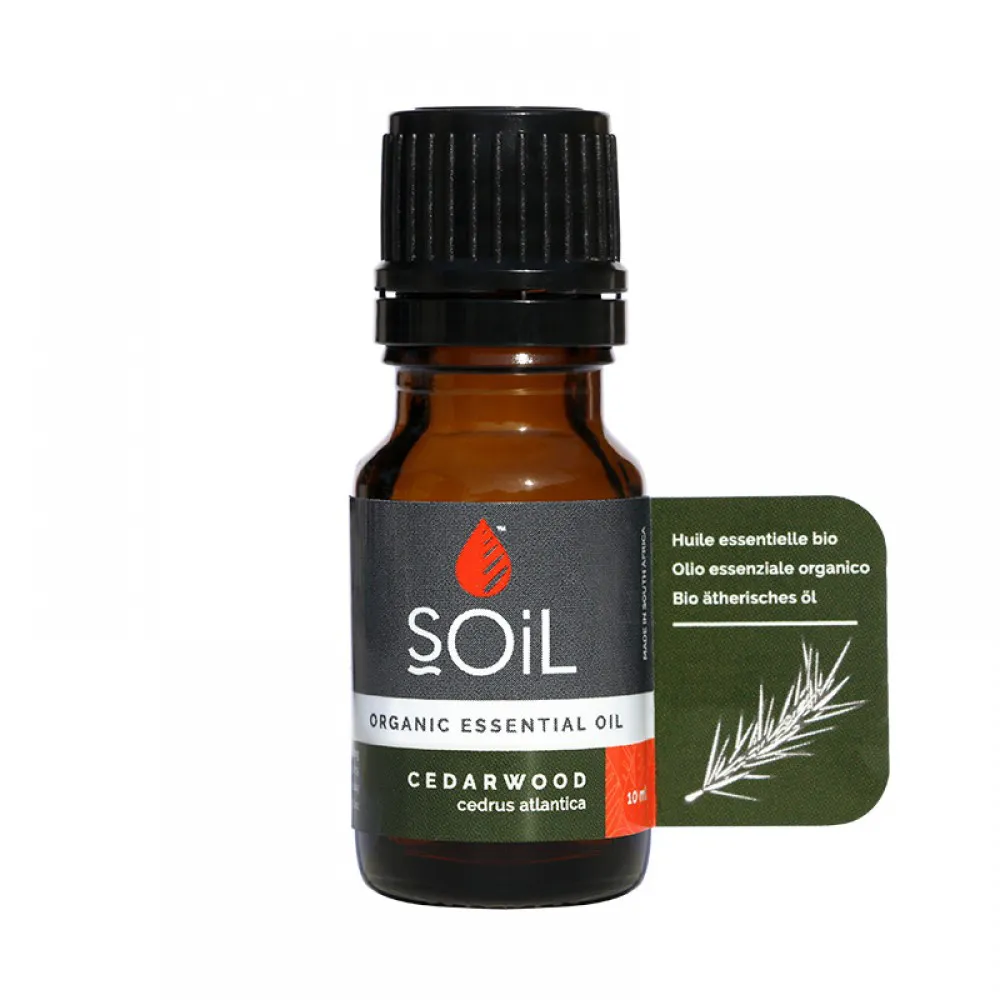 Ulei Esential Cedru 100% Organic (10 ml), SOiL