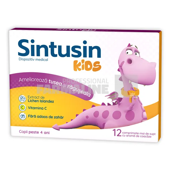 Zdrovit Sintusin Kids 12 comprimate