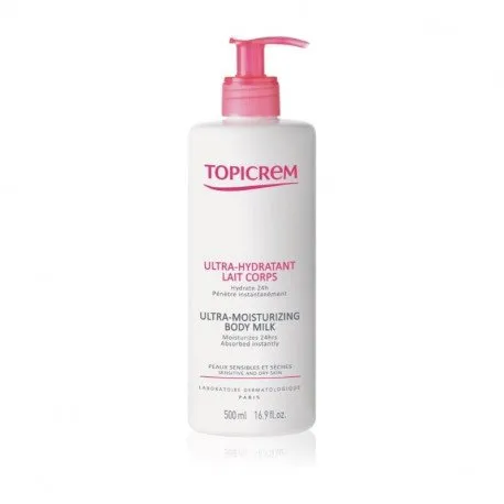 TOPICREM Lapte corp ultra-hidratant, 500 ml