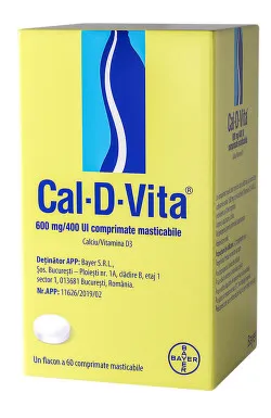 Cal-D-Vita x 60 comprimate masticabile