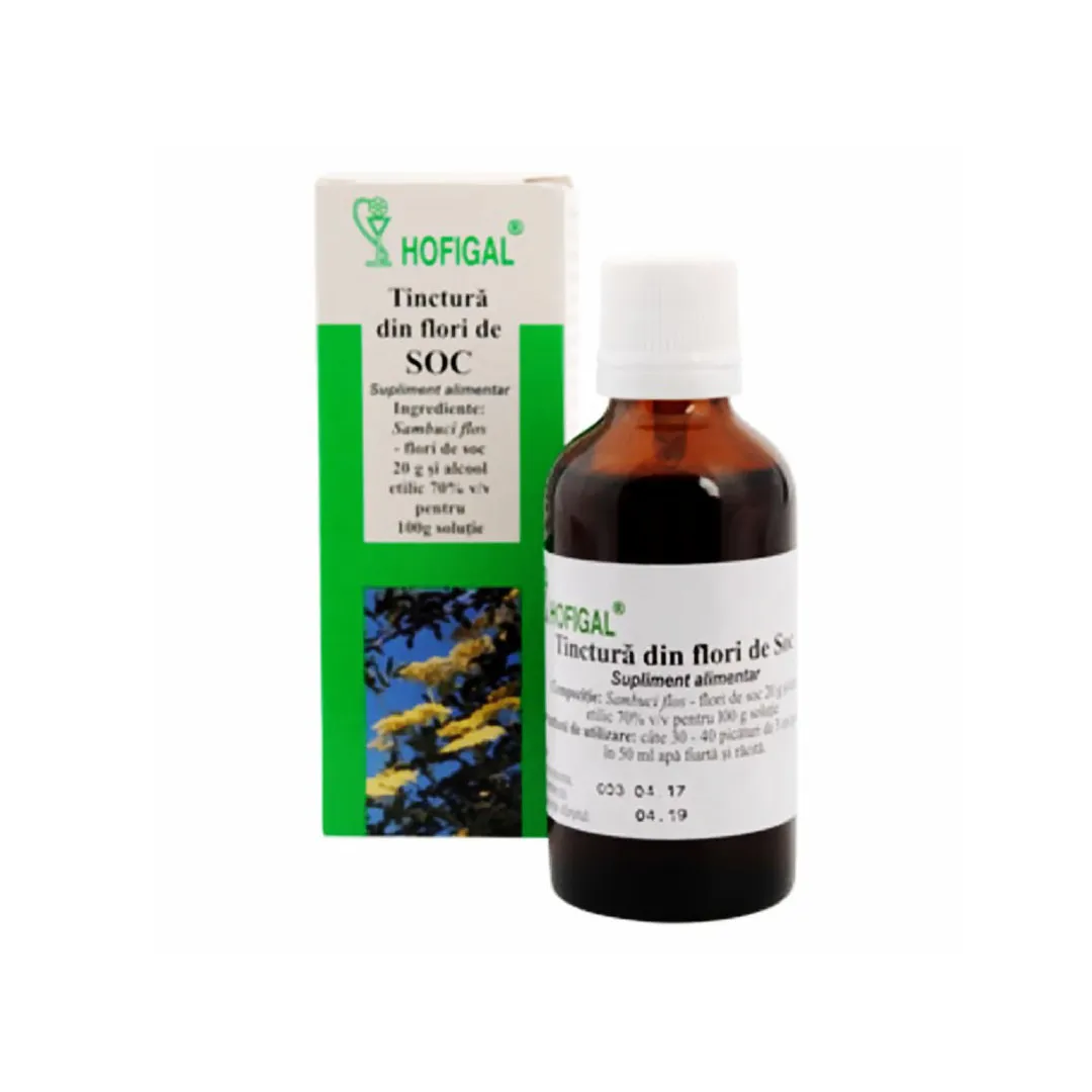 Tinctura de Flori de Soc, 50 ml, Hofigal