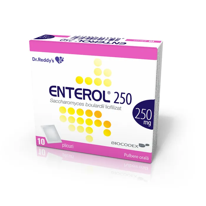 Enterol 250mg x 10 plicuri