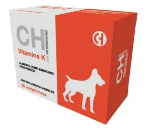Vitamina K - supliment alimentar pentru caini - rase mari - 60cpr.