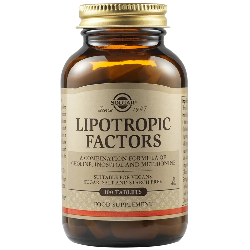 Factori lipotropici, 50 tablete, Solgar