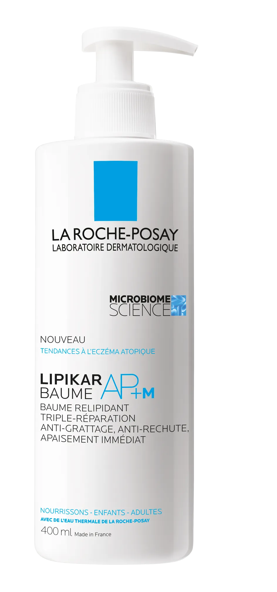 LA ROCHE-POSAY Lipikar Balsam cu tripla actiune impotriva puseurilor de uscaciune a pielii, 400ml