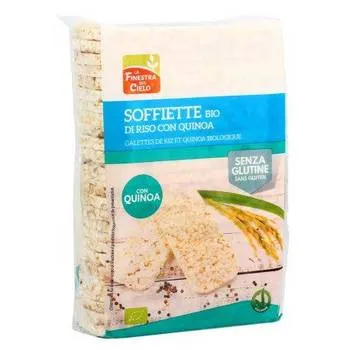 Rondele din orez expandat cu quinoa fara gluten, 130g, La Finestra Sul Cielo