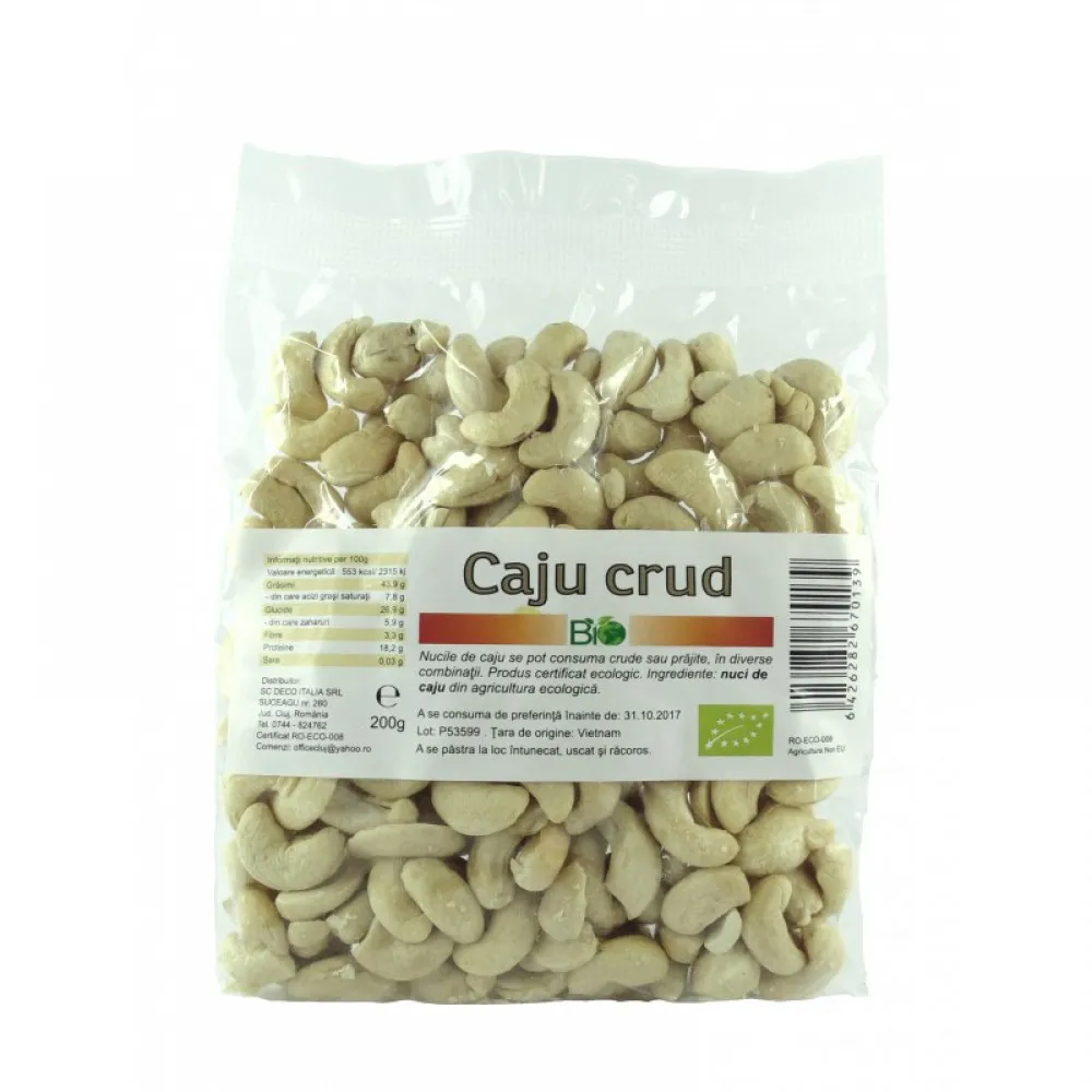 Nuci intregi de caju (200 grame)