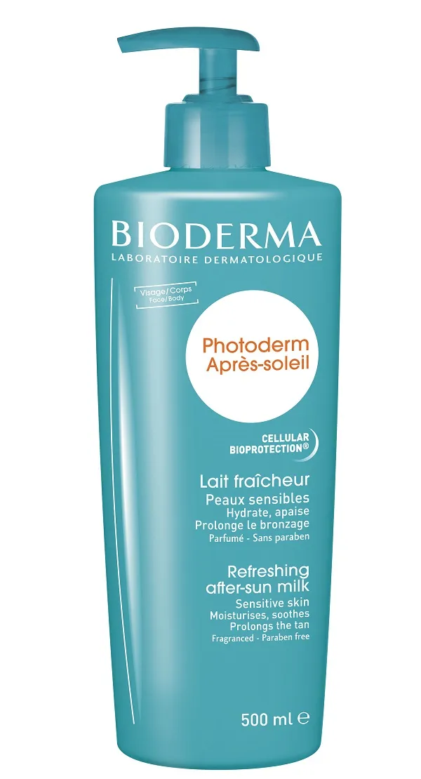 Lotiune reparatoare dupa plaja Photoderm Apres-soleil, 500 ml, Bioderma