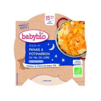 Meniu pastarnac si dovleac drome Bio, 260g, BabyBio