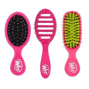 Kit perii de par Travel Trio, 3 bucati, Wet Brush