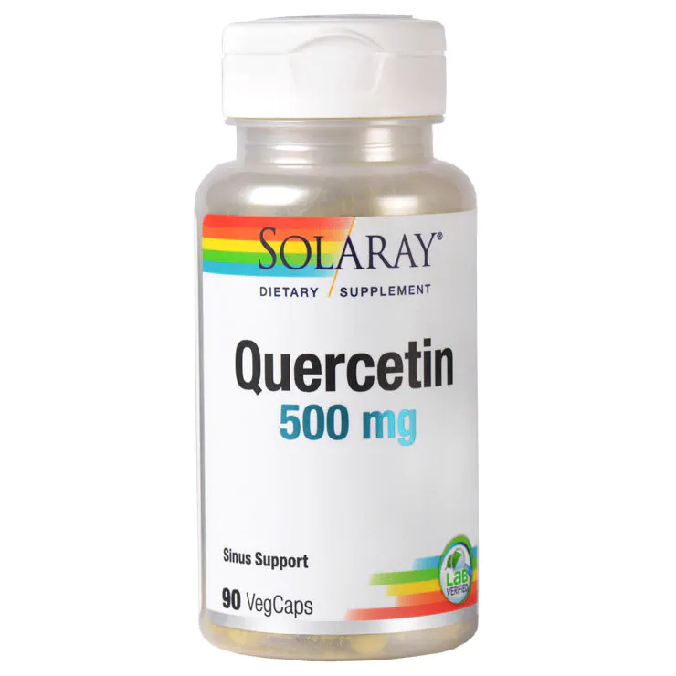 Quercetin 500mg Solaray, 90 capsule, Secom