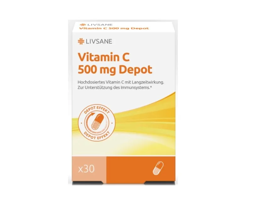 LIVSANE VITAMINA C 500MG DEPOT 30 CAPSULE