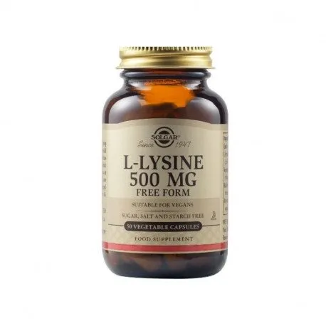 Solgar L-Lysine 500mg, 50 capsule