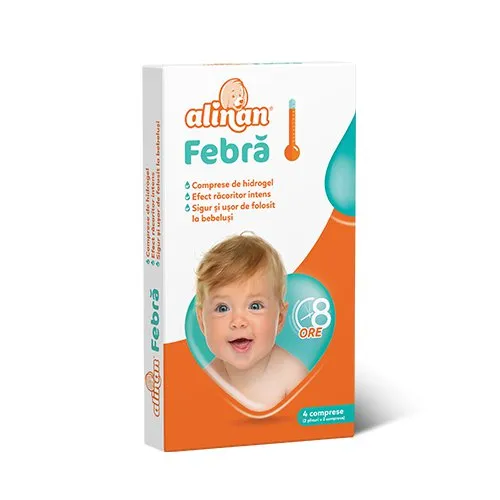 Alinan Febra-comprese cu hydrogel x 4buc