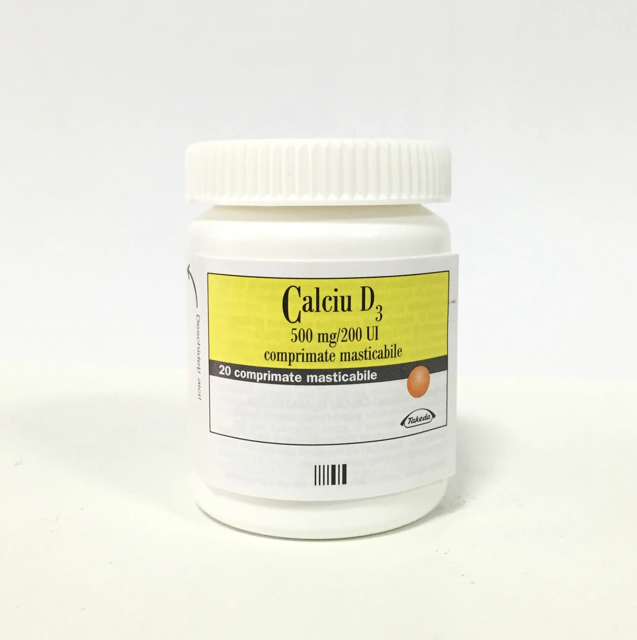 Calciu+D3 , 20 comprimate masticabile ,Takeda