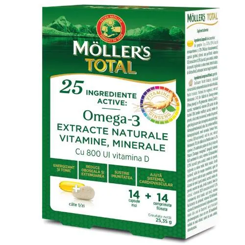 MOLLERS TOTAL 14 CAPSULE + 14TABS