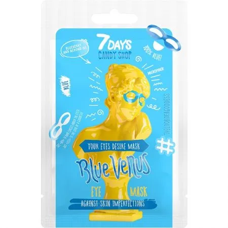 Masca pentru ochi Blue Venus, 25g, 7 Days