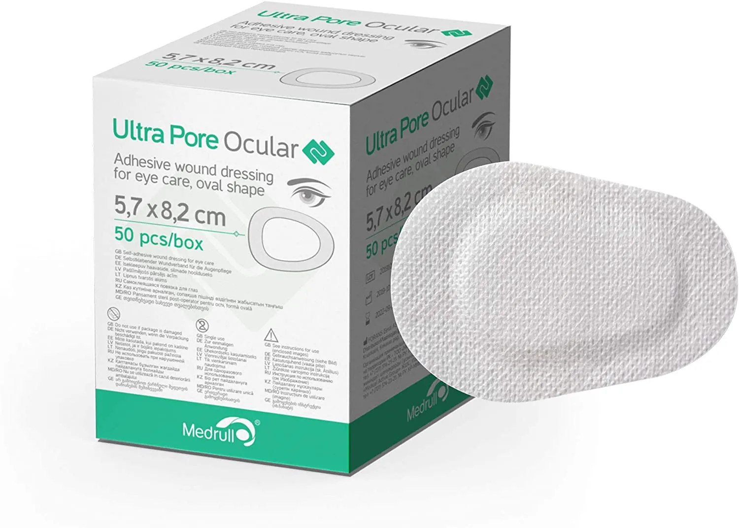 Medrull Ultra pore Ocluzor ultra pore forma ovala 5.7/8.2 cm