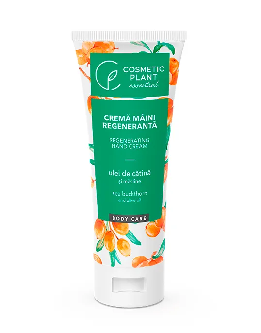 Crema de maini regeneranta cu ulei de catina si masline, 100 ml, Cosmetic Plant