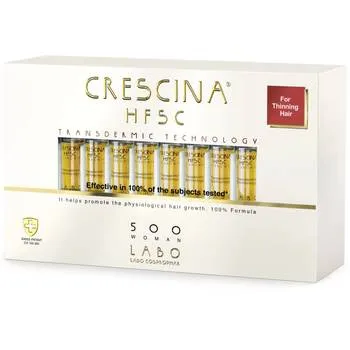 Tratament pentru par Crescina HFSC Transdermic 500 Man, 20 fiole, Labo