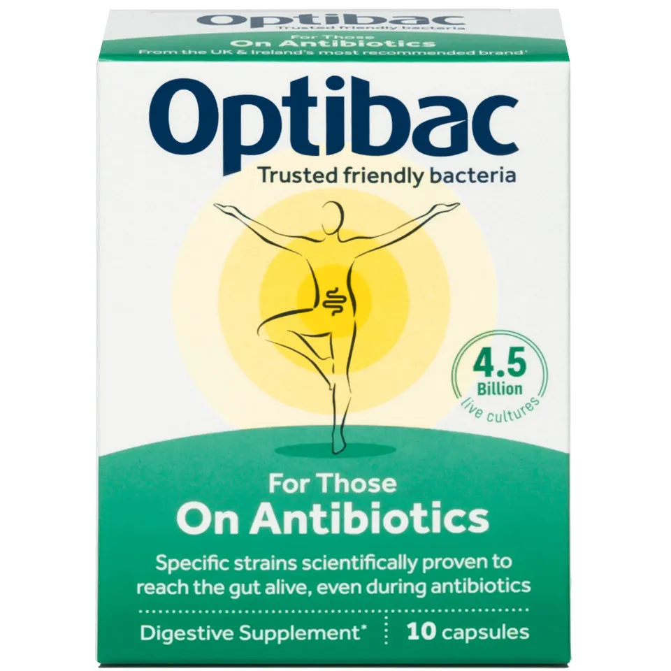 OPTIBAC 062 PROBIOTIC TRATAMENT CU ANTIBIOTIC 10 CAPSULE