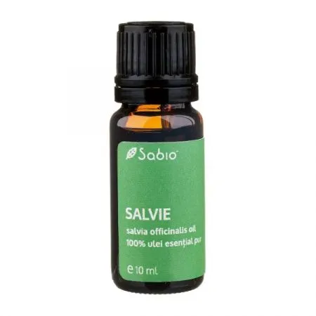 Ulei 100% pur esential Salvie, 10 ml, Sabio