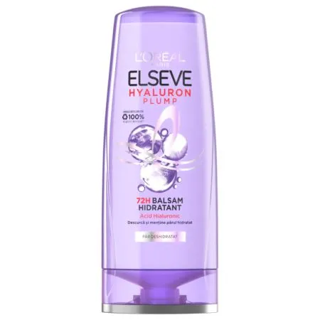 Balsam hidratant pentru par deshidratat Hyaluron Plump, 200 ml, Elseve