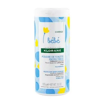 Pudra de toaleta protectoare, 100g, Klorane Bebe