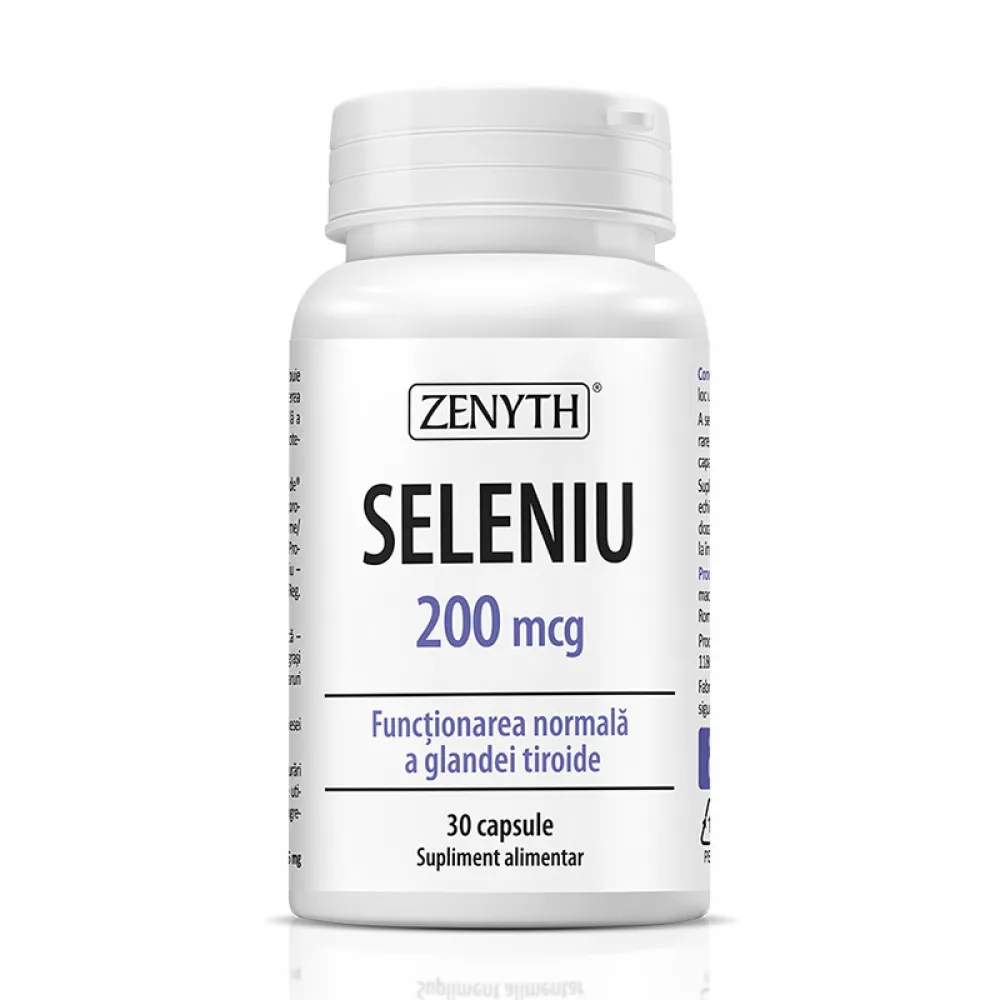 Seleniu 200 mcg (30 capsule), Zenyth Pharmaceuticals