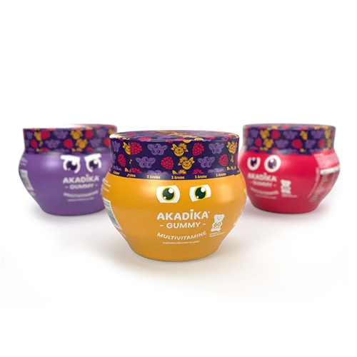 Akadika gummy multivitamine 60 buc, Fiterman
