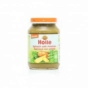 Piure din spanac si cartofi, 190g, Holle Baby Food