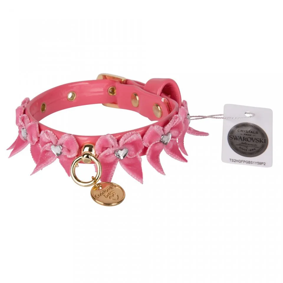Zgarda Liuba 25 cm- decorata cu cristale Swarovski si fundite- F1354
