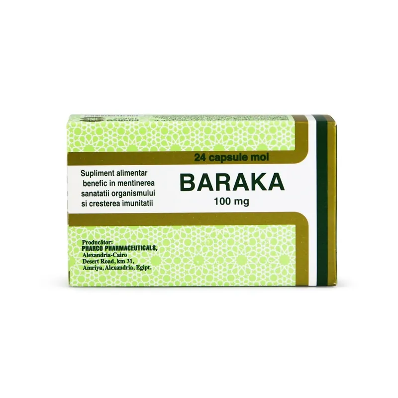 BARAKA 100MG 24 CAPSULE MOI