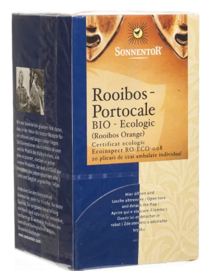 Ceai Rooibos + Portocale eco x 20pl (Sonnentor)
