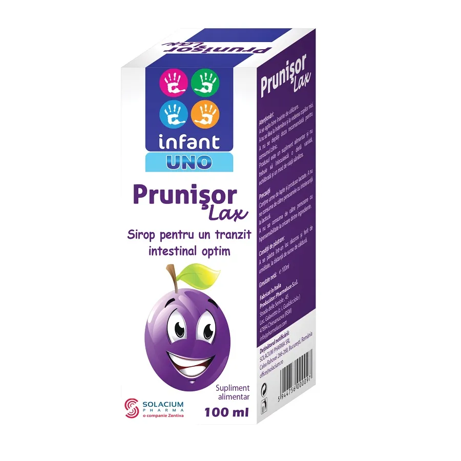 Prunisor Lax Sirop Infant Uno, 100 ml,
