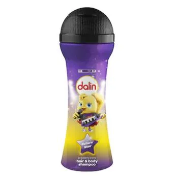 Sampon pentru par si corp cu capsuni Future Star, 300ml, Dalin