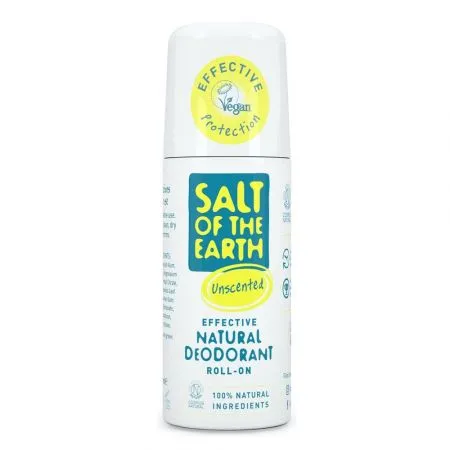 Deodorant roll-on natural fara miros Salt Of The Earth, 75 ml, Crystal Spring
