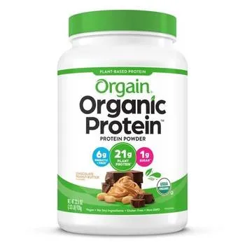 Proteina vegetala cu aroma de ciocolata si alune, 929.6g, GNC