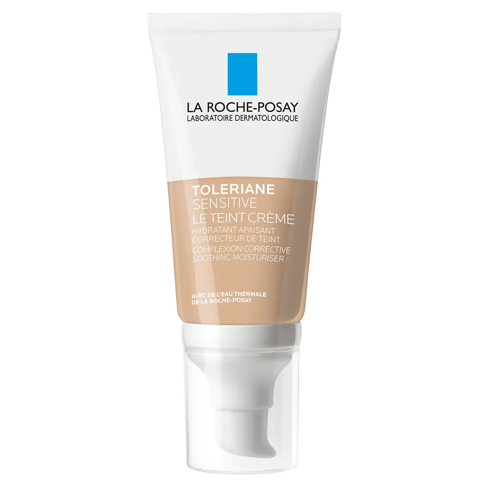 LA ROCHE POSAY Crema hidratanta uniformizatoare Toleriane Sensitive, Nuanta Light, 50 ml